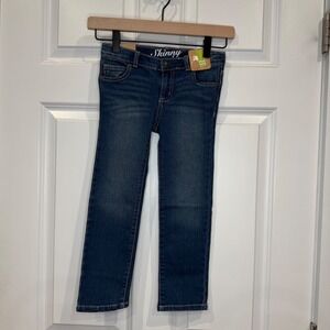 Crazy 8 Girls Skinny Fit‎ Jeans Adjustable Waist Dark Wash Size 5T